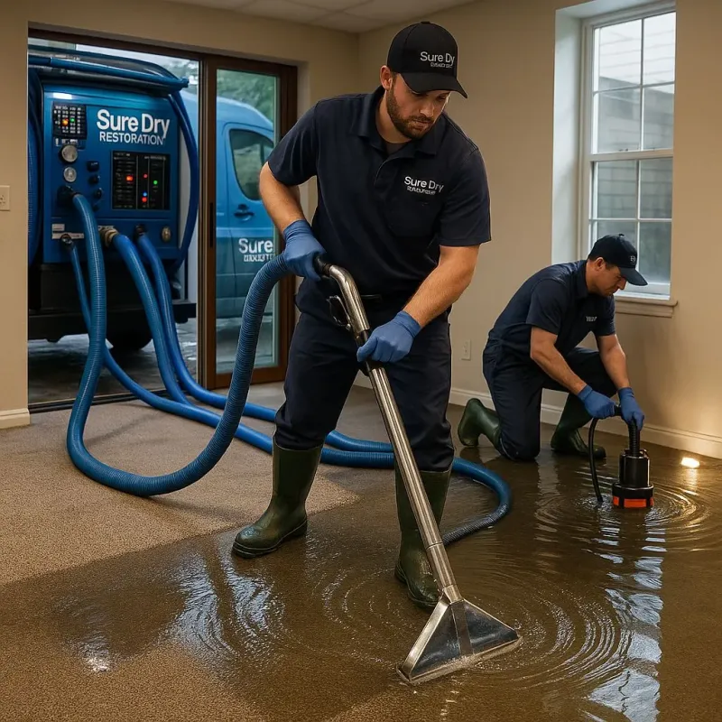 Water Extraction and Removal process in Windcrest, TX